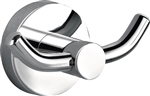 Aqua RONDO Double Robe Hook - Chrome