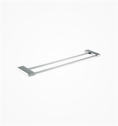 Aqua FINO 24" Double Towel Bar - Chrome