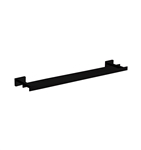 Aqua PLATO 24" Double Towel Bar - Black