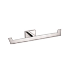 Aqua PLATO Double Toilet Paper Holder - Chrome