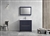 36'' KubeBath Dolce Navy Blue Modern Bathroom Vanity with White Quartz Counter-Top  |  <span style="color: rgb(147, 112, 219); ">  In Stock </div>