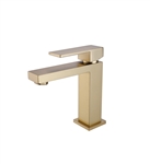 Aqua Kubo Single Lever Bathroom Vanity Faucet - Chrome