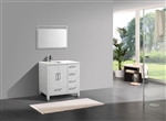 Anziano 36" Gloss White Vanity