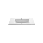 36''x 20.66'' Reinforced Acrylic Composite Sink with Overflow