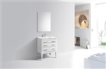 Eiffel 30'' High Gloss White Vanity