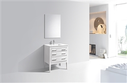 Eiffel 30'' High Gloss White Vanity