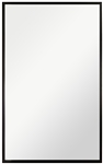 30" x 48'' Rectangle Black Framed Mirror