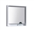 30" Wide Mirror w/ Shelf - High Gloss White Acrylic Veneer