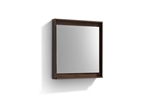 30" Wide Mirror w/ Shelf - Rosewood