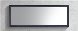 70" Wide Mirror w/ Shelf - Blue