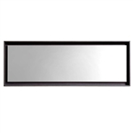 80" Wide Mirror w/ Shelf - High Gloss Gray Oak