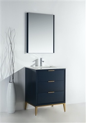 Divani  24''  Gloss BLUE Vanity