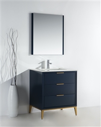 Divani  30''  Gloss BLUE Vanity