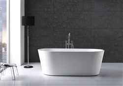 Kube OVALE 67" Free Standing Bathtub