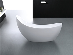 Kube Salto 67" Free Standing Bathtub w/ C UPC Approval