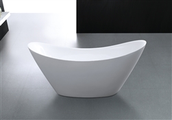 Kube Luna 68" Free Standing Bathtub