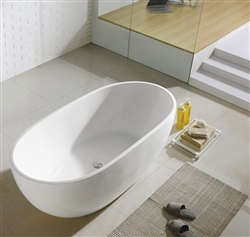 67" Kube Vernice Free Standing Bathtub w/ C UPC Approval