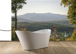 Kube LAVELLO 71" Free Standing Bathtub