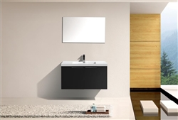 Vero 40'' Wall Mount Vanity w/ 2 Doors