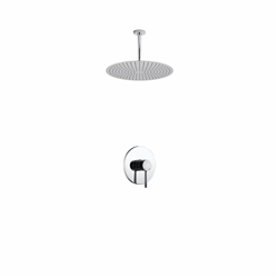 Aqua Rondo Shower Set w/ Ceiling Mount 20" Rain Shower Head