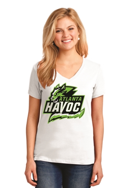 Havoc Ladies V-Neck Fan Tee