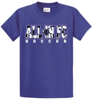 ALL-IN FC Royal Blue Short Sleeve Cotton Tee