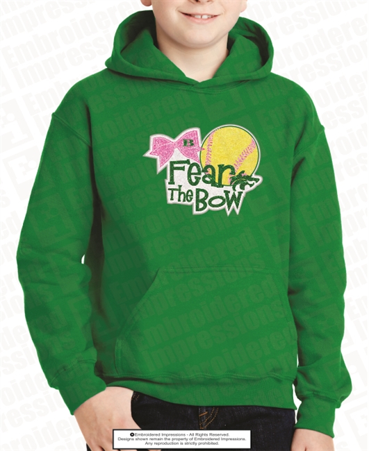 Fear the Bow Softball Hoodie