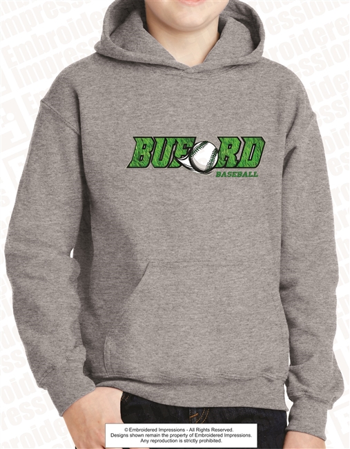 Buford Baseball Grass Hoodie