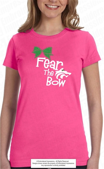 Fear the Glittered Bow Tee