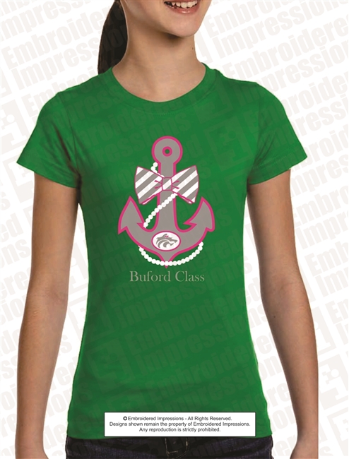 Buford Anchor and Pearls Tee