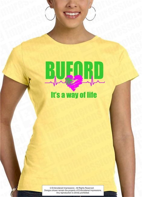 It's a Way of Life Buford Heartbeat Tee