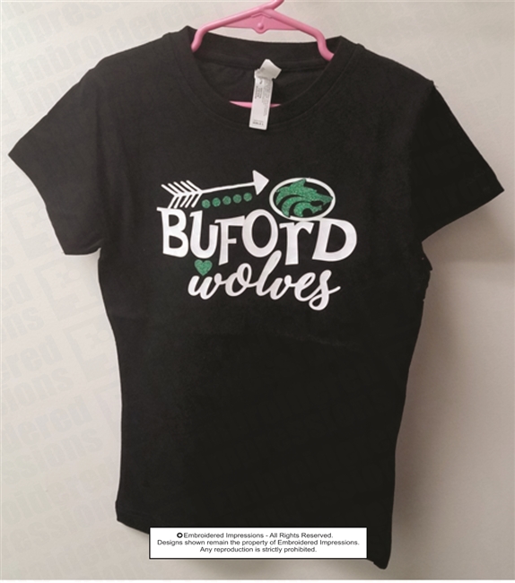 Buford Wolves Arrows Tee Shirt