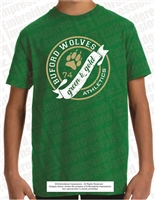 Green and Gold Banner Tee