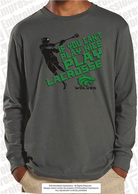 Buford Lacrosse Play Nice Tee Shirt