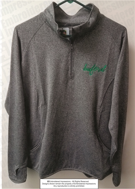 Buford Wolves 1/4 Zip Ladies Jacket