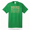 Wolves with Dot Pattern Tee