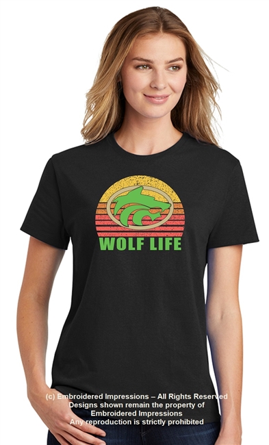 Buford Wolf Life Sunset Tee