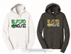 Buford Wolves Split Stencil Style Hoodie