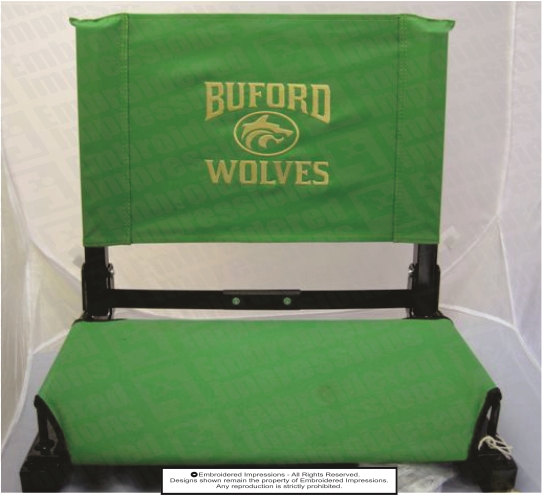 Buford Wolves Stadium Chair
