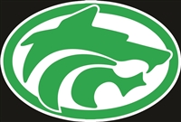 Standard Buford Wolf Head Logo Sticker