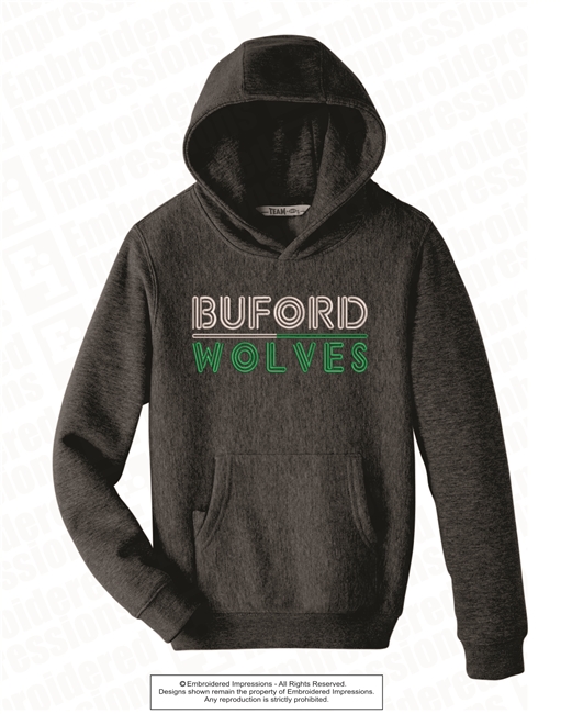 BUFORD WOLVES Retro Hoodie