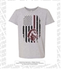 CAPA Stallion Flag Short or Long Sleeve Tee