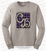 Plaid Box Cherokee Bluff Bears Unisex Sweatshirt