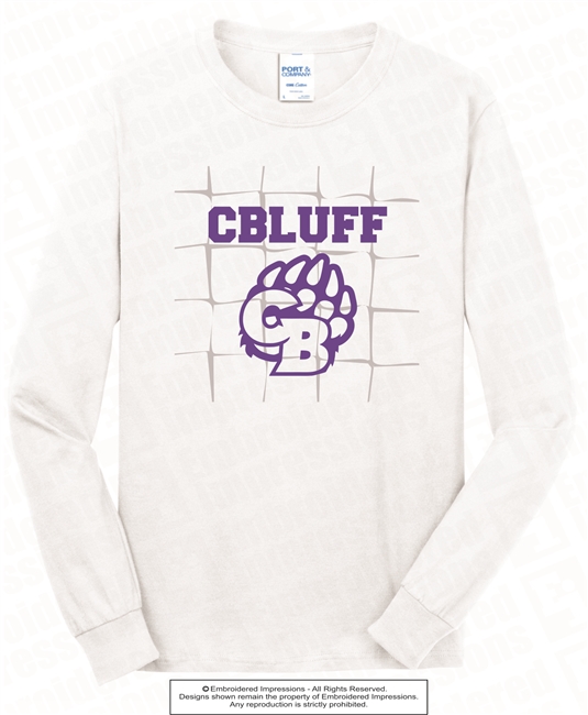 CBLUFF Soccer Net Tee Long Sleeves