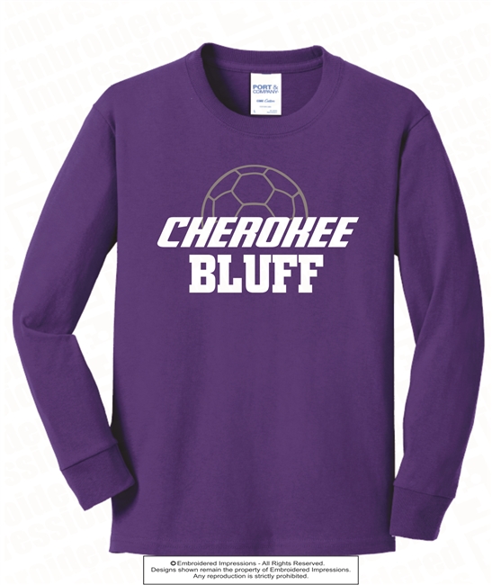 Cherokee Bluff Half Soccer Ball Long Sleeves