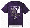 Life Is Good Bears Dri-Fit Camo Hex Tee