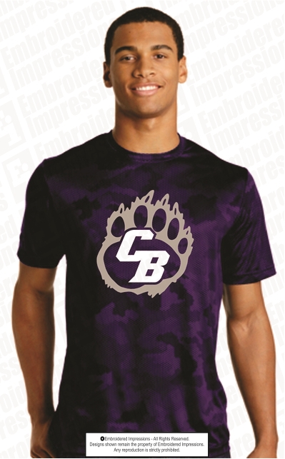 Cherokee Bluff Bears Dri-Fit Camo Hex Tee