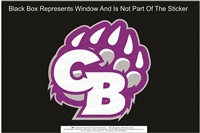 CB Paw Sticker