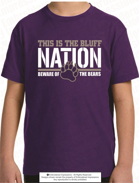 Cherokee Bluff - Bluff Nation Tee