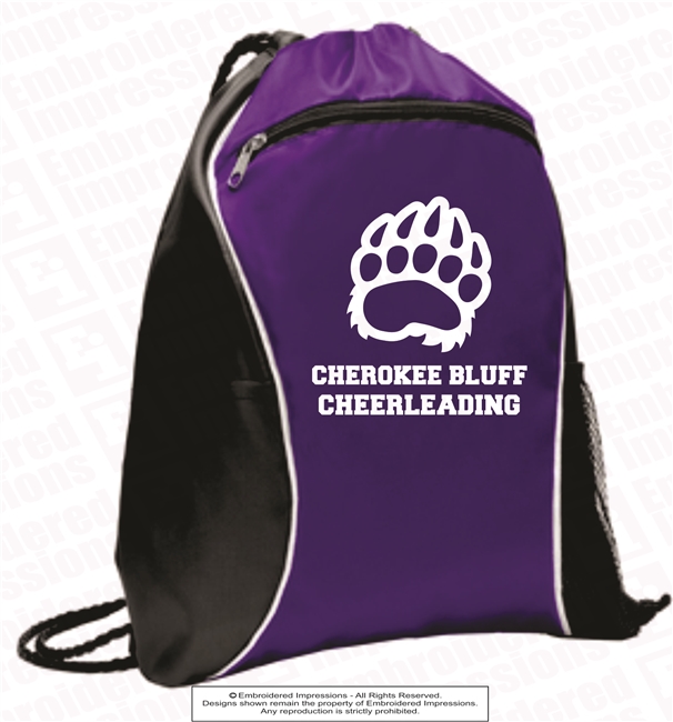 Cherokee Bluff Cheerleading Cinch Bag